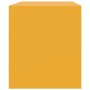 Mueble para TV de acero amarillo mostaza 67x39x44 cm de vidaXL, Muebles TV - Ref: Foro24-841745, Precio: 73,02 €