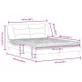 Cama con colchón cuero sintético marrón 160x200 cm de vidaXL, Camas y somieres - Ref: Foro24-3208733, Precio: 469,75 €, Descu...