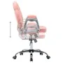 Silla de oficina giratoria de cuero sintético rosa de vidaXL, Sillas de oficina - Ref: Foro24-289361, Precio: 134,99 €, Descu...