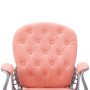 Silla de oficina giratoria de cuero sintético rosa de vidaXL, Sillas de oficina - Ref: Foro24-289361, Precio: 129,68 €