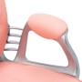 Silla de oficina giratoria de cuero sintético rosa de vidaXL, Sillas de oficina - Ref: Foro24-289361, Precio: 129,68 €