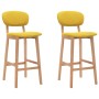 Küchenhocker 2 Einheiten senfgelber Stoff von vidaXL, Küchenhocker - Ref: Foro24-289374, Preis: 159,73 €, Rabatt: %