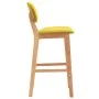 Taburetes de cocina 2 unidades tela amarillo mostaza de vidaXL, Taburetes de cocina - Ref: Foro24-289374, Precio: 156,59 €, D...