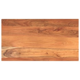 Tablero de mesa rectangular madera maciza acacia 100x60x3,8 cm