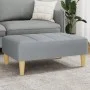 Fußstütze aus hellgrauem Stoff 77x55x31 cm von vidaXL, Osmanen - Ref: Foro24-4007362, Preis: 72,84 €, Rabatt: %