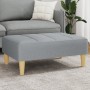 Reposapiés de tela gris claro 77x55x31 cm by vidaXL, Ottomans - Ref: Foro24-4007362, Price: 73,89 €, Discount: %