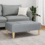 Reposapiés de tela gris claro 77x55x31 cm by vidaXL, Ottomans - Ref: Foro24-4007362, Price: 73,89 €, Discount: %