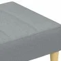 Reposapiés de tela gris claro 77x55x31 cm de vidaXL, Otomanas - Ref: Foro24-4007362, Precio: 72,84 €, Descuento: %