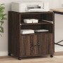Druckerwagen mit Rädern in Eichenbraun 60x48x74 cm von vidaXL, Drucker unterstützt - Ref: Foro24-840638, Preis: 96,20 €, Raba...