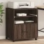 Soporte para impresora con ruedas marrón roble 60x48x74 cm by vidaXL, Printer supports - Ref: Foro24-840638, Price: 94,62 €, ...
