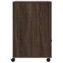 Soporte para impresora con ruedas marrón roble 60x48x74 cm by vidaXL, Printer supports - Ref: Foro24-840638, Price: 94,62 €, ...