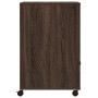 Soporte para impresora con ruedas marrón roble 60x48x74 cm by vidaXL, Printer supports - Ref: Foro24-840638, Price: 96,20 €, ...