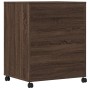 Soporte para impresora con ruedas marrón roble 60x48x74 cm by vidaXL, Printer supports - Ref: Foro24-840638, Price: 96,20 €, ...