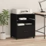 Druckerwagen mit Rädern Schwarz 60x48x74 cm von vidaXL, Drucker unterstützt - Ref: Foro24-840633, Preis: 92,79 €, Rabatt: %