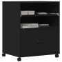 Druckerwagen mit Rädern Schwarz 60x48x74 cm von vidaXL, Drucker unterstützt - Ref: Foro24-840633, Preis: 94,22 €, Rabatt: %