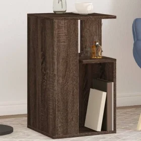 Mesa auxiliar madera de ingeniería roble marrón 35x35x60 cm by vidaXL, Coffee table - Ref: Foro24-840743, Price: 42,04 €, Dis...