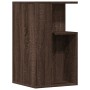 Mesa auxiliar madera de ingeniería roble marrón 35x35x60 cm by vidaXL, Coffee table - Ref: Foro24-840743, Price: 42,68 €, Dis...