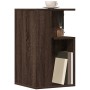 Mesa auxiliar madera de ingeniería roble marrón 35x35x60 cm by vidaXL, Coffee table - Ref: Foro24-840743, Price: 42,68 €, Dis...
