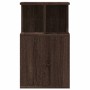 Mesa auxiliar madera de ingeniería roble marrón 35x35x60 cm by vidaXL, Coffee table - Ref: Foro24-840743, Price: 42,68 €, Dis...