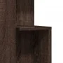 Mesa auxiliar madera de ingeniería roble marrón 35x35x60 cm de vidaXL, Mesas de centro - Ref: Foro24-840743, Precio: 41,99 €,...