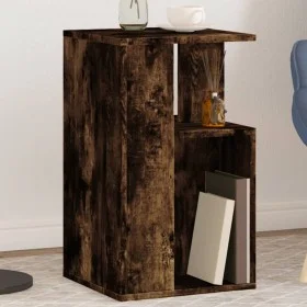 Beistelltisch aus geräucherter Eichen-Ingenieurholz 35x35x60 cm von vidaXL, Couchtisch - Ref: Foro24-840741, Preis: 41,01 €, ...