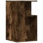 Mesa auxiliar madera de ingeniería roble ahumado 35x35x60 cm de vidaXL, Mesas de centro - Ref: Foro24-840741, Precio: 40,96 €...