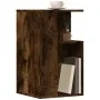 Mesa auxiliar madera de ingeniería roble ahumado 35x35x60 cm de vidaXL, Mesas de centro - Ref: Foro24-840741, Precio: 40,96 €...