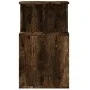 Mesa auxiliar madera de ingeniería roble ahumado 35x35x60 cm de vidaXL, Mesas de centro - Ref: Foro24-840741, Precio: 40,96 €...