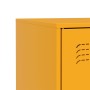 Aparador de acero amarillo mostaza 67x39x83 cm de vidaXL, Aparadores - Ref: Foro24-841682, Precio: 189,21 €, Descuento: %