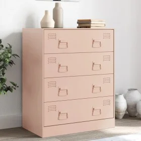 Rosa Stahlschrank 67x39x83 cm von vidaXL, Sideboards - Ref: Foro24-841680, Preis: 138,33 €, Rabatt: %
