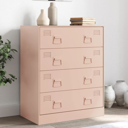 Rosa Stahlschrank 67x39x83 cm von vidaXL, Sideboards - Ref: Foro24-841680, Preis: 139,60 €, Rabatt: %