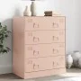 Rosa Stahlschrank 67x39x83 cm von vidaXL, Sideboards - Ref: Foro24-841680, Preis: 138,33 €, Rabatt: %