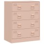 Rosa Stahlschrank 67x39x83 cm von vidaXL, Sideboards - Ref: Foro24-841680, Preis: 139,60 €, Rabatt: %