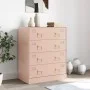 Aparador de acero rosa 67x39x83 cm by vidaXL, Sideboards - Ref: Foro24-841680, Price: 138,33 €, Discount: %