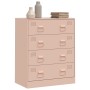 Rosa Stahlschrank 67x39x83 cm von vidaXL, Sideboards - Ref: Foro24-841680, Preis: 139,60 €, Rabatt: %