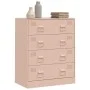 Rosa Stahlschrank 67x39x83 cm von vidaXL, Sideboards - Ref: Foro24-841680, Preis: 138,33 €, Rabatt: %