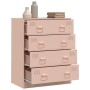 Rosa Stahlschrank 67x39x83 cm von vidaXL, Sideboards - Ref: Foro24-841680, Preis: 139,60 €, Rabatt: %
