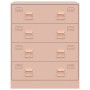 Rosa Stahlschrank 67x39x83 cm von vidaXL, Sideboards - Ref: Foro24-841680, Preis: 139,60 €, Rabatt: %
