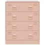 Rosa Stahlschrank 67x39x83 cm von vidaXL, Sideboards - Ref: Foro24-841680, Preis: 138,33 €, Rabatt: %
