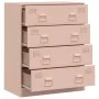 Rosa Stahlschrank 67x39x83 cm von vidaXL, Sideboards - Ref: Foro24-841680, Preis: 138,33 €, Rabatt: %