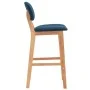 Kitchen stools 2 units blue fabric by vidaXL, Kitchen stools - Ref: Foro24-289371, Price: 163,87 €, Discount: %