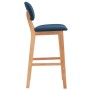 Küchenhocker 2 Einheiten aus blauem Stoff von vidaXL, Küchenhocker - Ref: Foro24-289371, Preis: 166,94 €, Rabatt: %