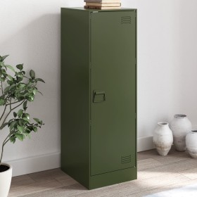 Aparador de acero verde oliva 34,5x39x107 cm de vidaXL, Aparadores - Ref: Foro24-841707, Precio: 115,98 €, Descuento: %
