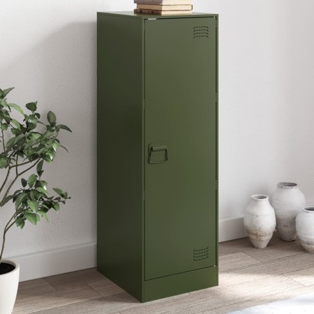 Aparador de acero verde oliva 34,5x39x107 cm de vidaXL, Aparadores - Ref: Foro24-841707, Precio: 115,91 €, Descuento: %