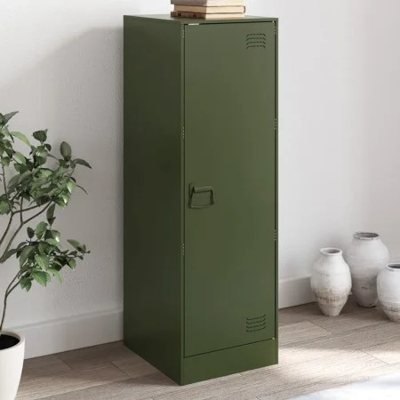 Aparador de acero verde oliva 34,5x39x107 cm by vidaXL, Sideboards - Ref: Foro24-841707, Price: 94,16 €, Discount: %