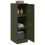 Olivgrüner Stahlschrank 34,5x39x107 cm von vidaXL, Sideboards - Ref: Foro24-841707, Preis: 115,98 €, Rabatt: %