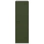 Olivgrüner Stahlschrank 34,5x39x107 cm von vidaXL, Sideboards - Ref: Foro24-841707, Preis: 115,98 €, Rabatt: %