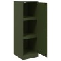Olivgrüner Stahlschrank 34,5x39x107 cm von vidaXL, Sideboards - Ref: Foro24-841707, Preis: 115,98 €, Rabatt: %