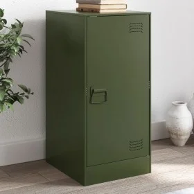 Olivgrüner Stahlschrank 34,5x39x73 cm von vidaXL, Sideboards - Ref: Foro24-841713, Preis: 69,45 €, Rabatt: %