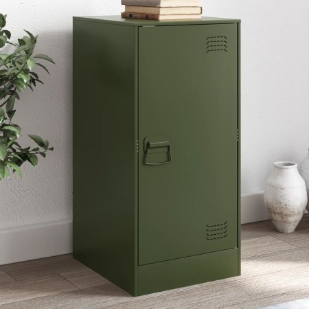 Olivgrüner Stahlschrank 34,5x39x73 cm von vidaXL, Sideboards - Ref: Foro24-841713, Preis: 70,75 €, Rabatt: %